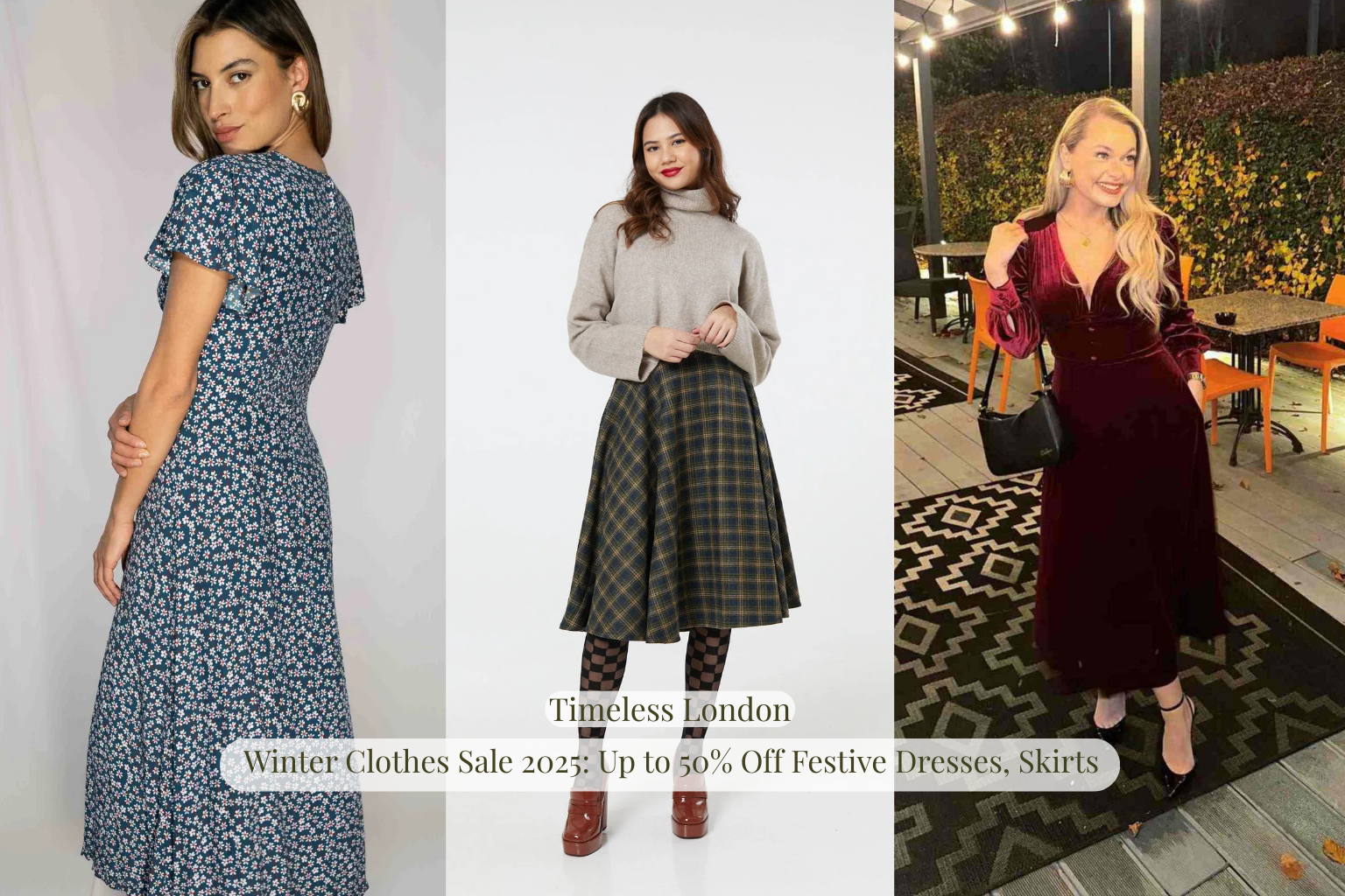 Winter Clothes Sale 2025 UK | Up to 50% Off Festive Wear Timeless London Winter Clothes Sale 2025 UK | Up to 50% Off Festive Wear Timeless London