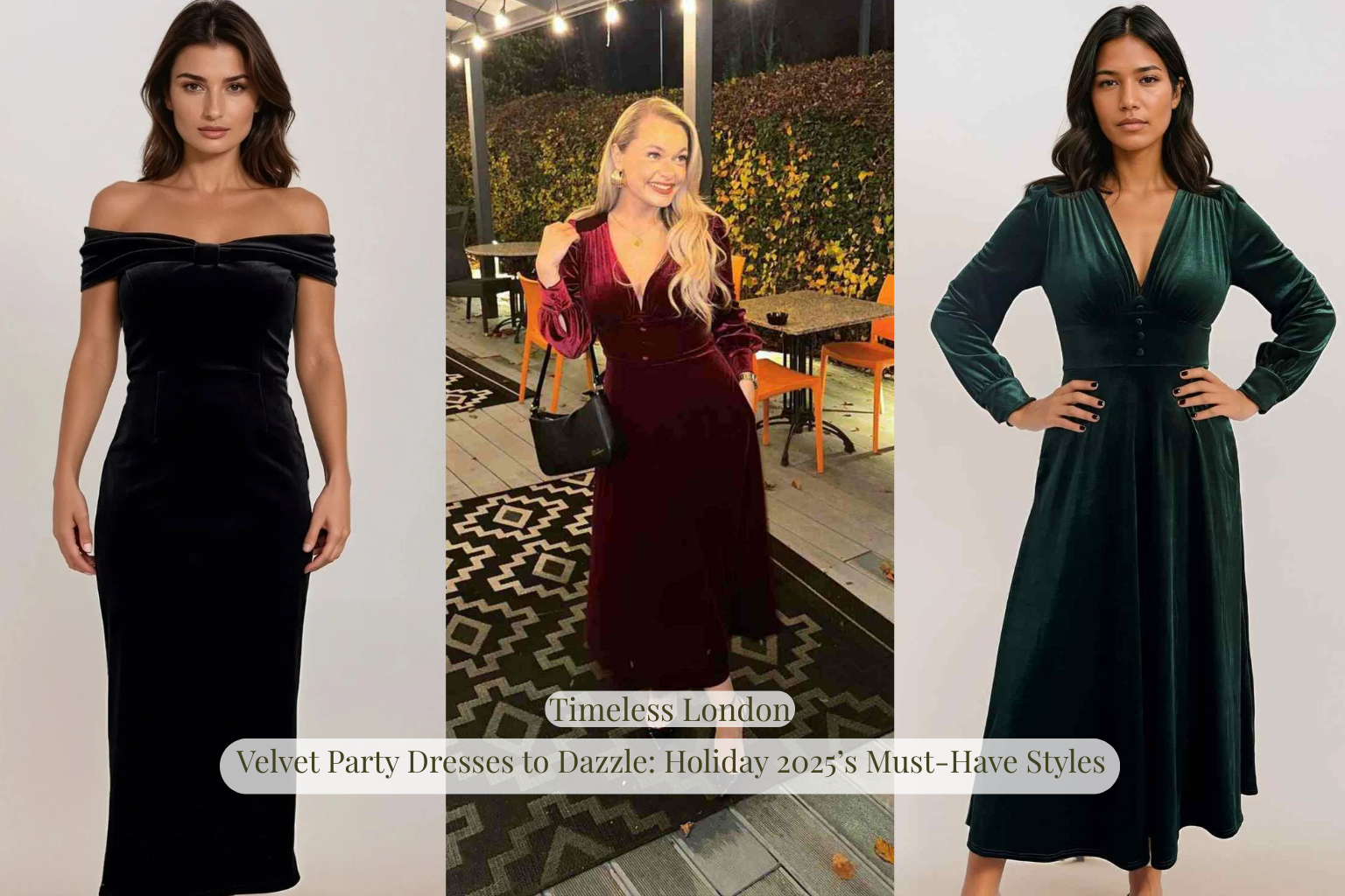 Velvet Party Dresses 2025 | Holiday Styles to Dazzle Timeless London Velvet Party Dresses 2025 | Holiday Styles to Dazzle Timeless London