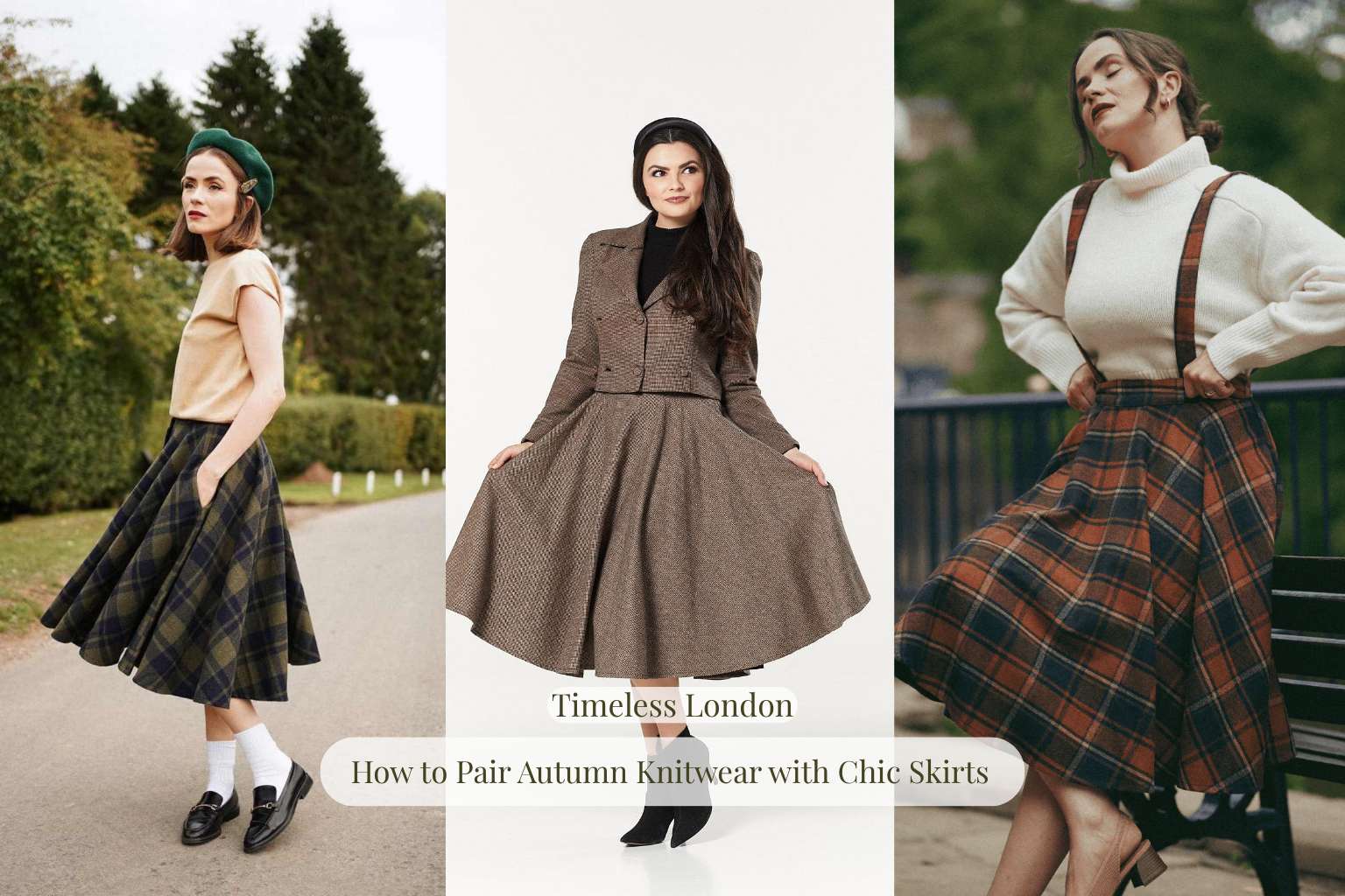 How to Pair Autumn Knitwear with Chic Skirts