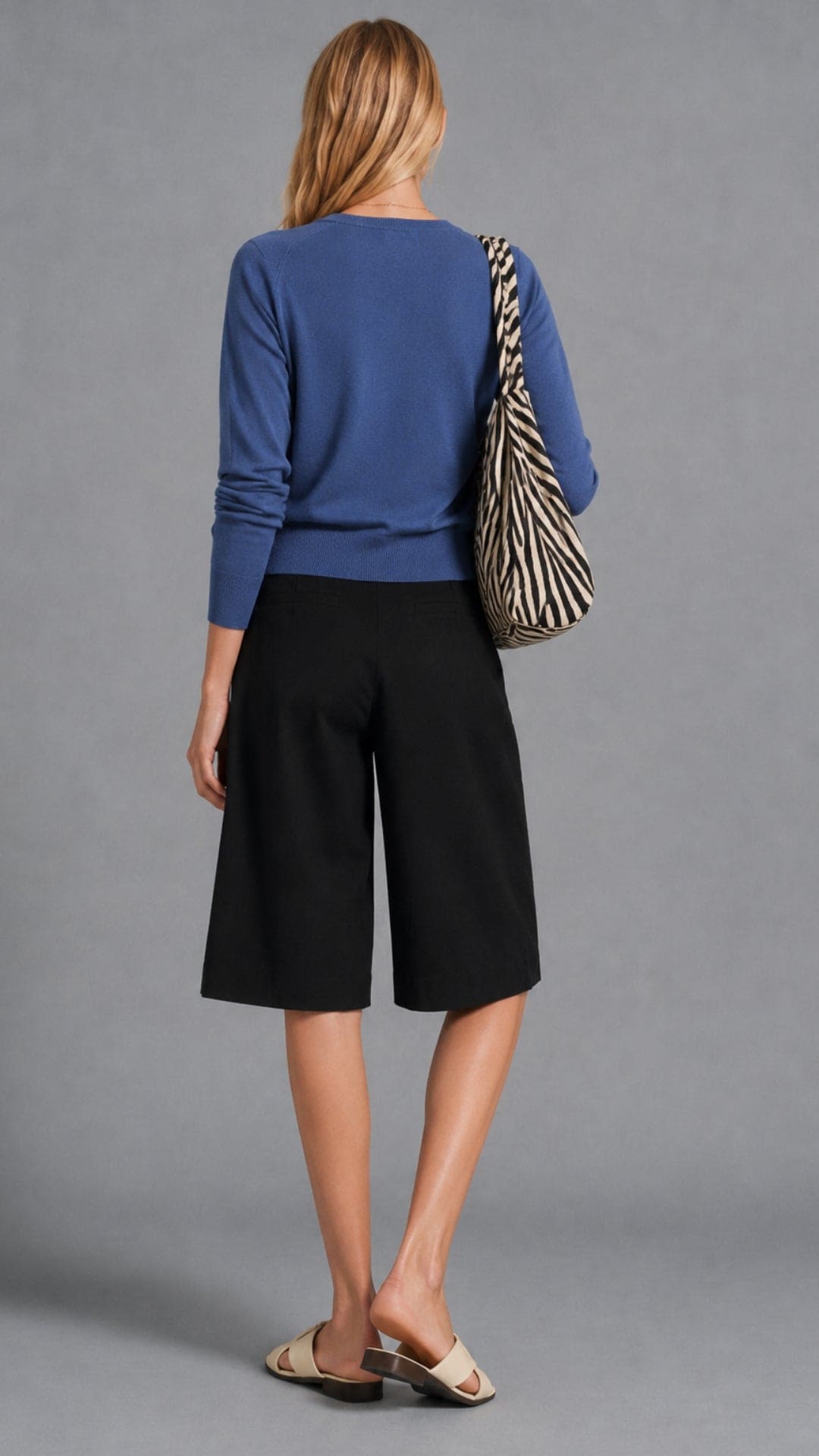 Long Sleeve Blue Top