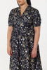 Tia Printed Midi A Line Tea Dress