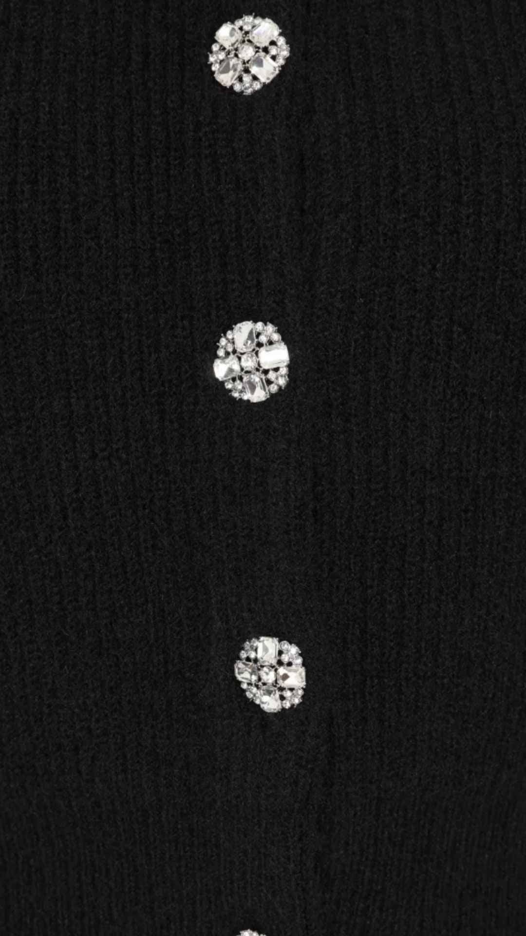 Caspia Wool Cardigan with embellishment