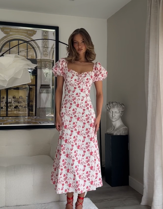 Cedar Pink Kirsty Dress – Timeless London
