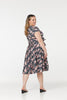 Cleo Floral Fit and Flare, Skater Midi Floral Dress