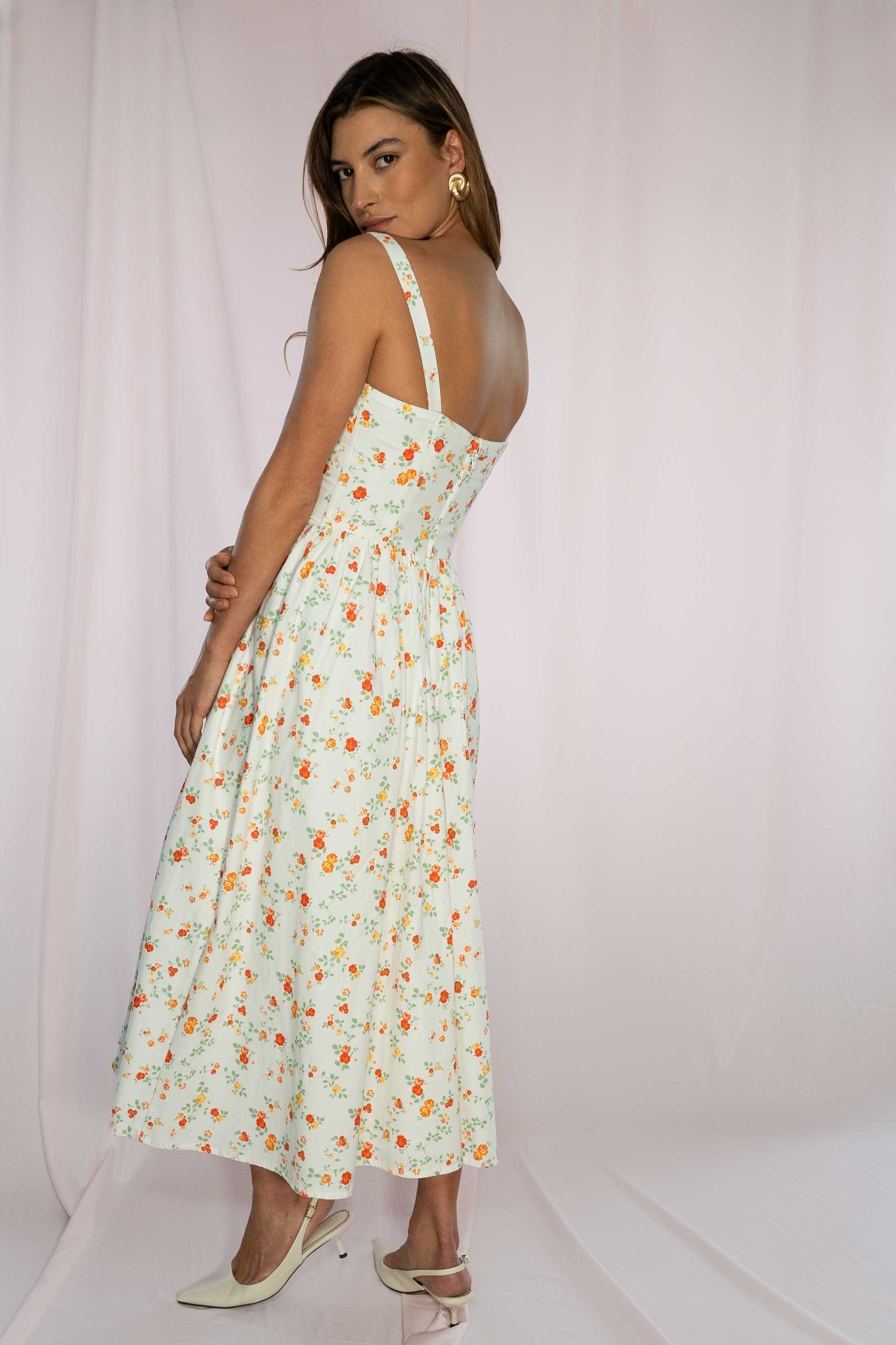 Curve Clemence Printed Dress