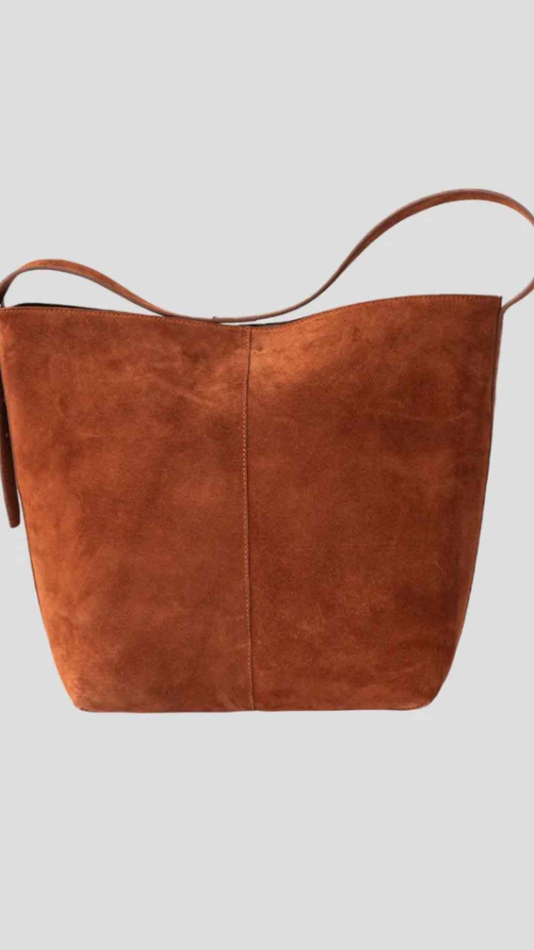 Esme Suede Rust Handbag