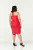 Lyric Halterneck Red Polka Dot with a Bow
