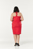 Lyric Halterneck Red Polka Dot with a Bow