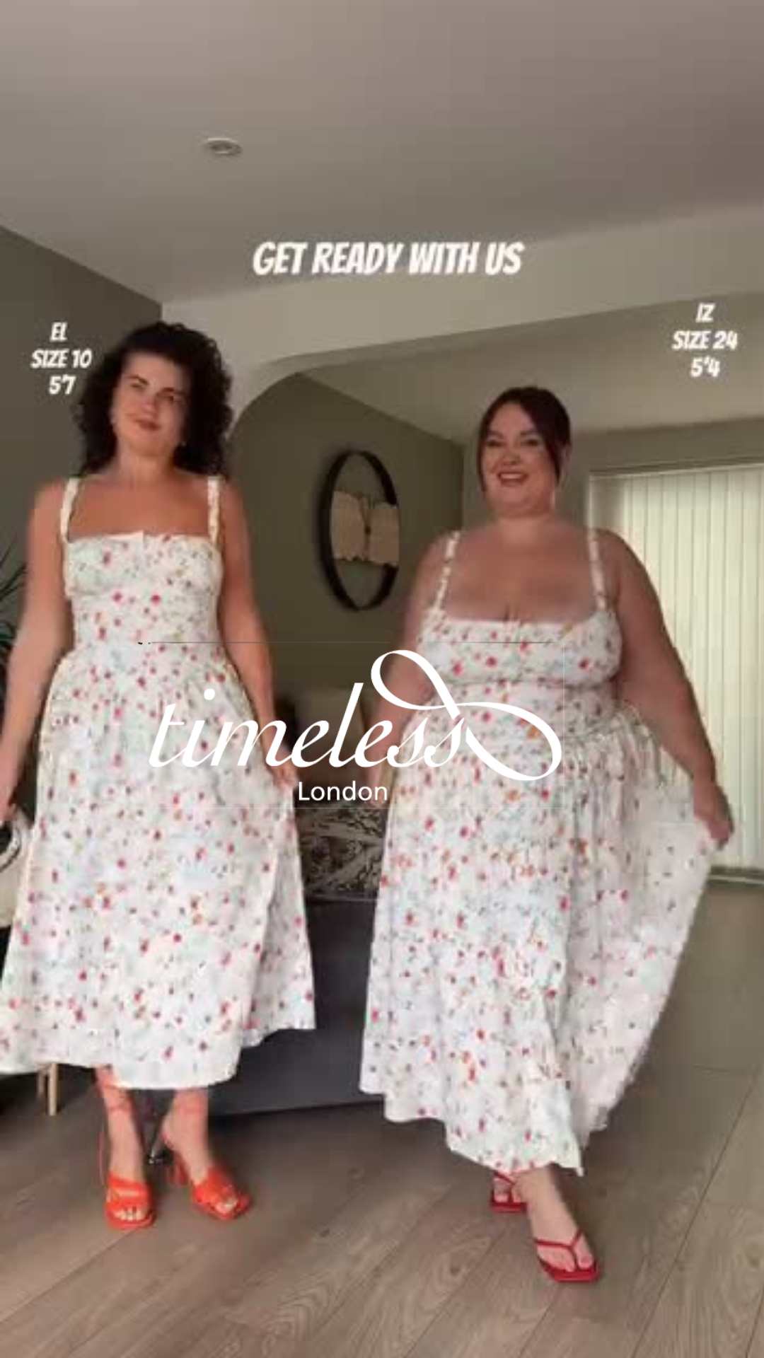 Bedrucktes Kleid „Clemence“