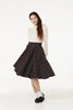 Sophie Rust and Green Swing Skirt