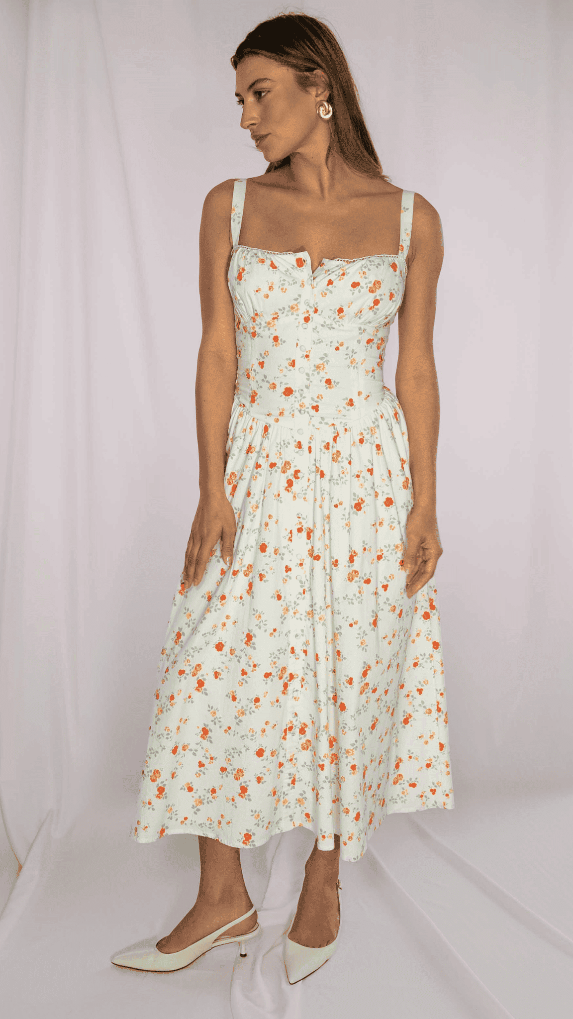 Bedrucktes Kleid „Clemence“