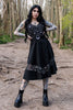 Coven United Crescent Batwing Midi Midi Skirt