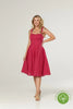 Valerie Cerise Anglaise Dress ( Hot Pink) - Timeless London