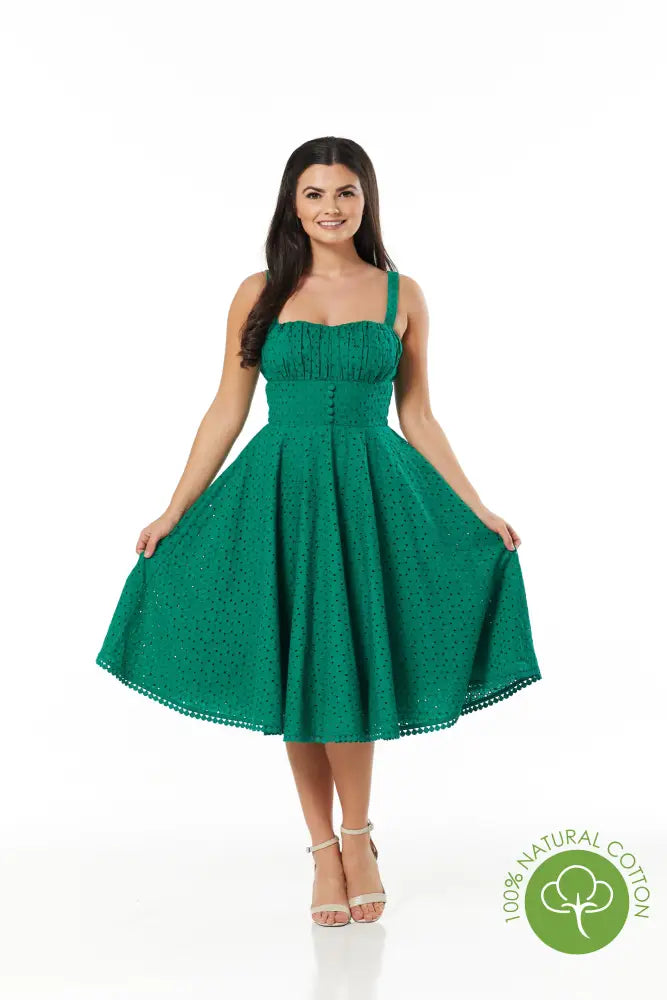 Bright green 2025 dress uk