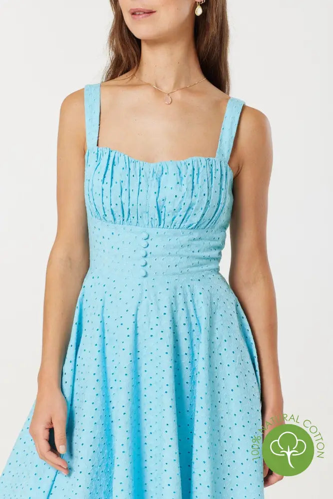 Valerie Sky Blue Dress Dresses