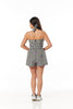Savi Gingham Halter Neck Playsuit w embroidery