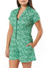 Breta Green Playsuit - Timeless London