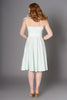 Megan Mint Green Lace Belt Dress - Timeless London