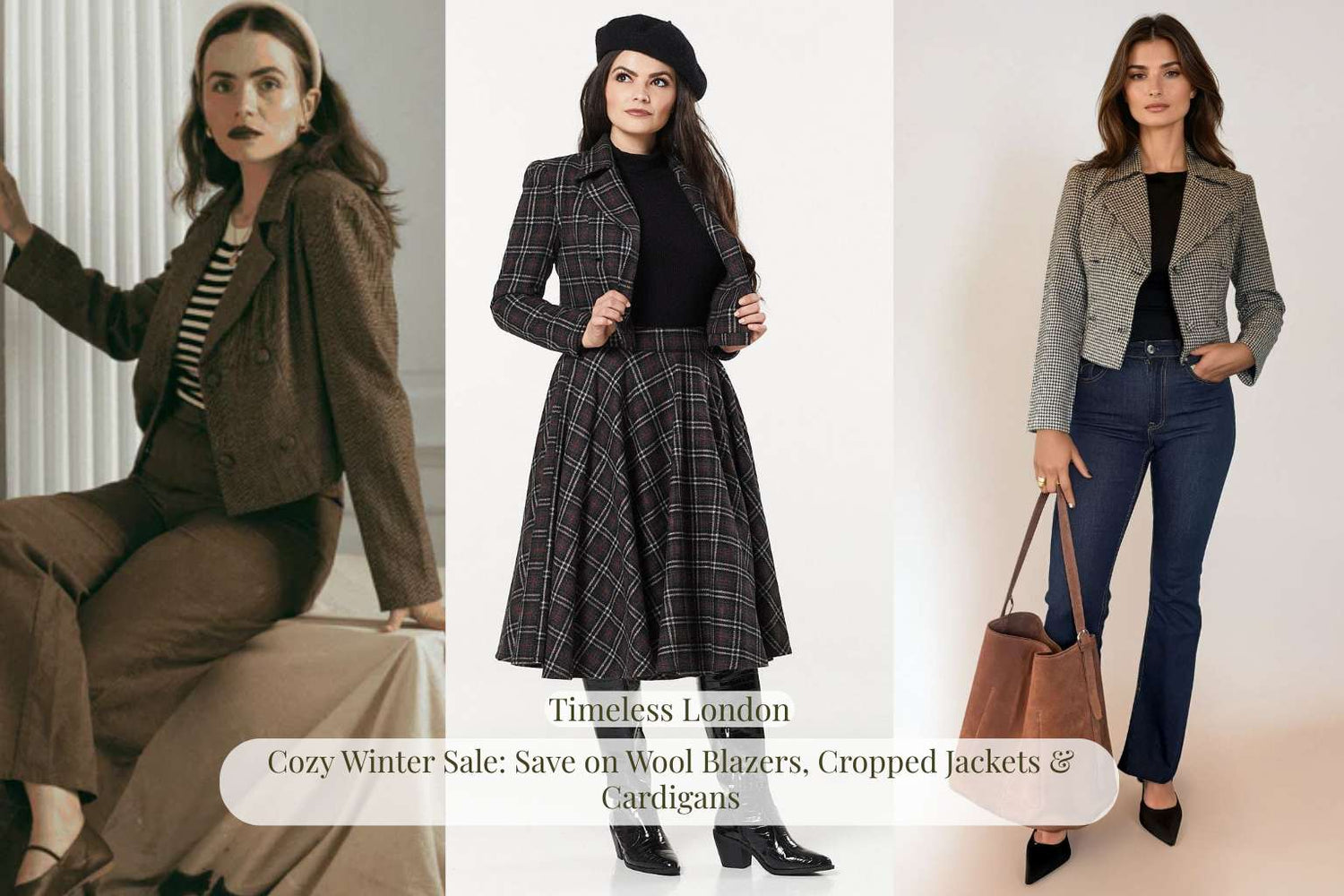 Cozy Winter Sale: Save on Wool Blazers, Cropped Jackets & Cardigans