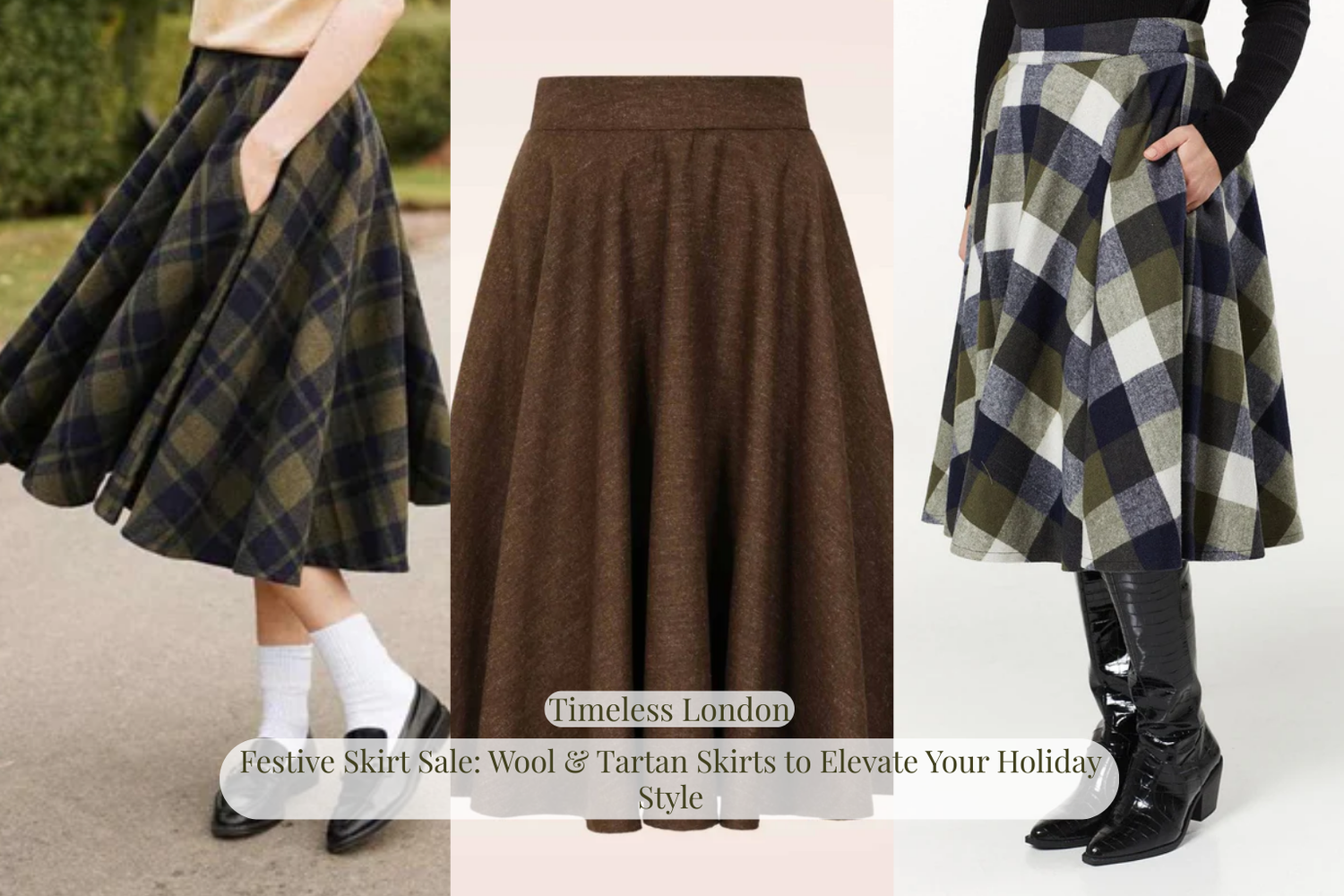 Wool & Tartan Skirts Christmas Sale