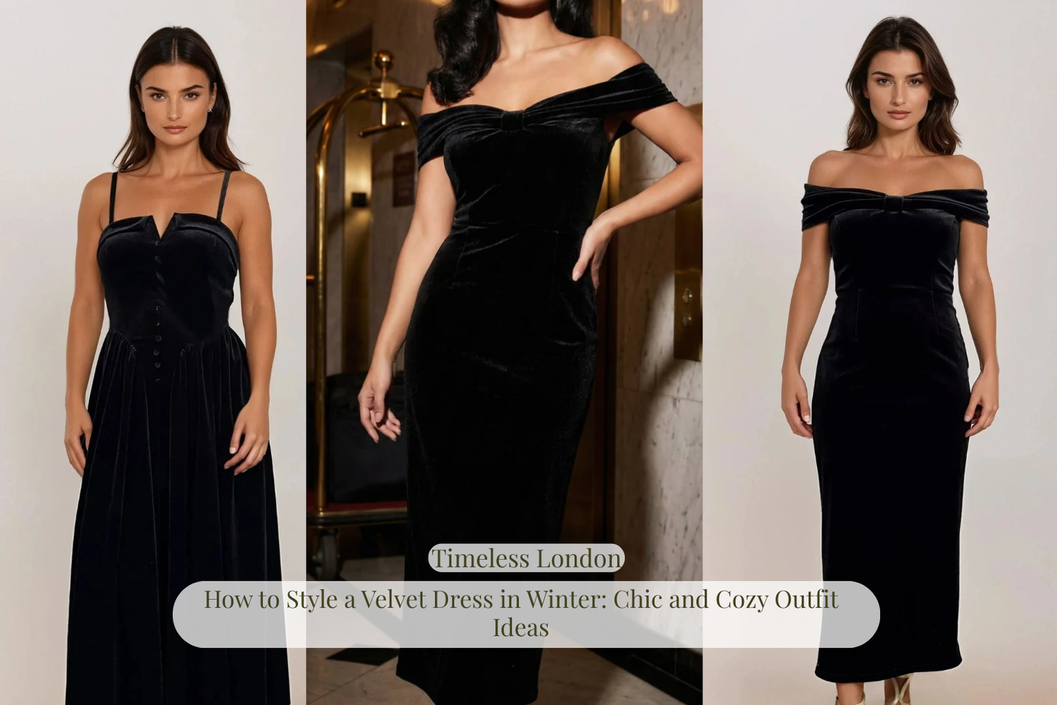 How to Style a Velvet Dress in Winter: Chic and Cozy Outfit Ideas