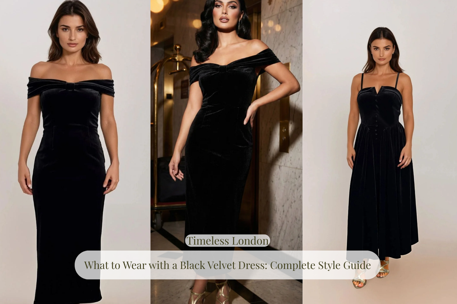 Black Velvet Dress