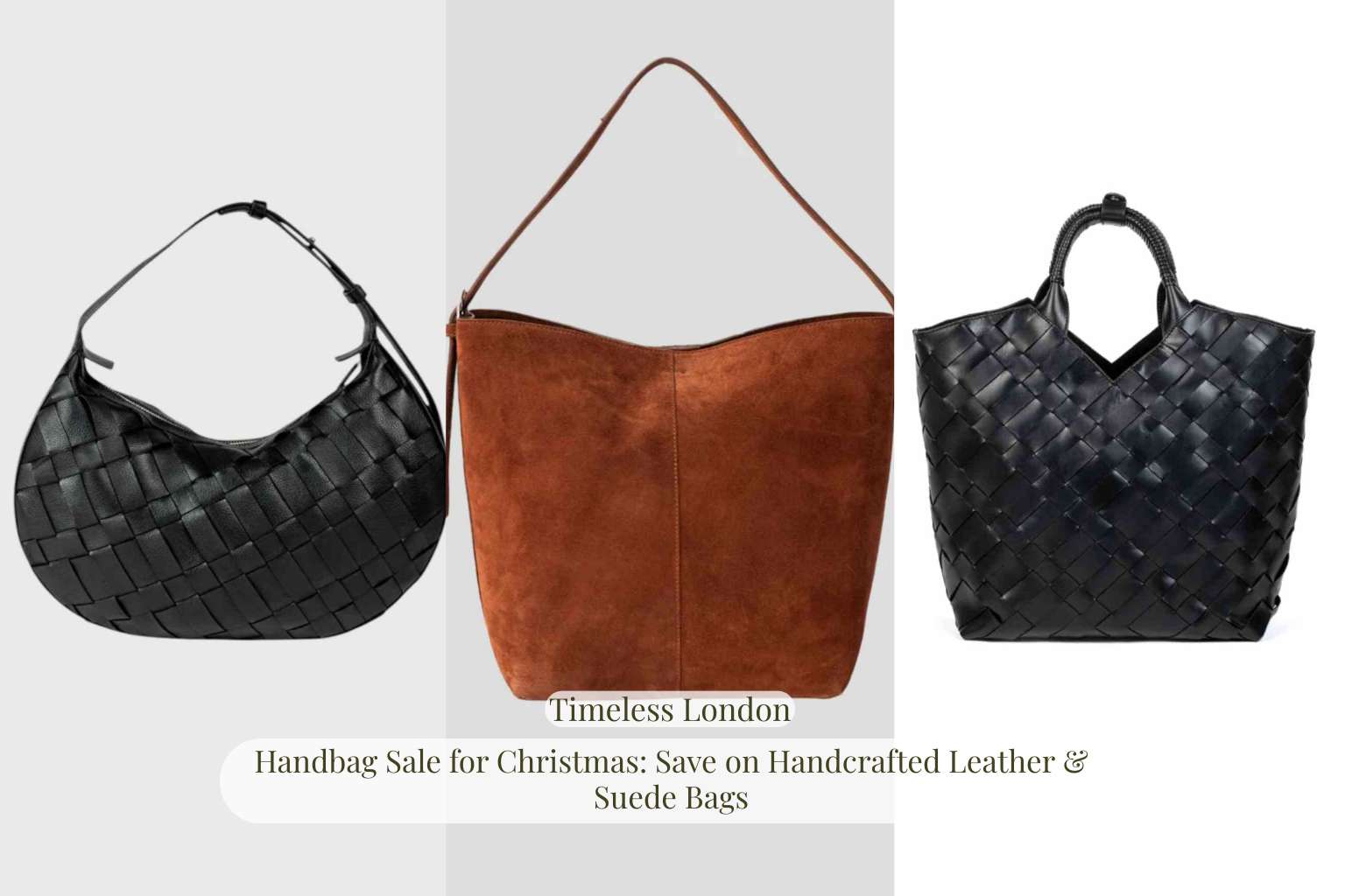 Handbag Sale for Christmas: Save on Handcrafted Leather & Suede Bags