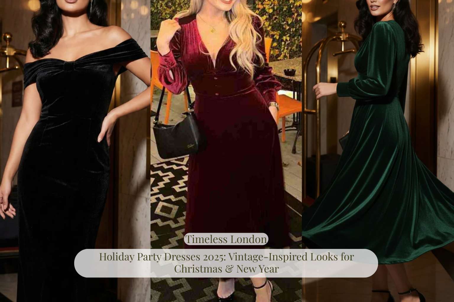 Holiday Party Dresses 2025: Vintage-Inspired Looks for Christmas & New Year
