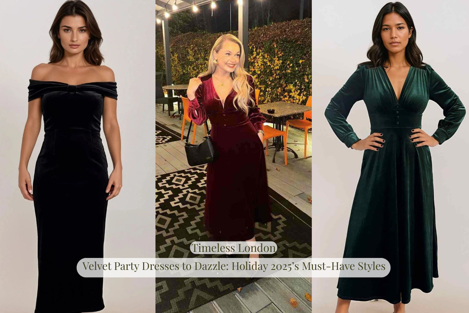 Velvet Party Dresses to Dazzle