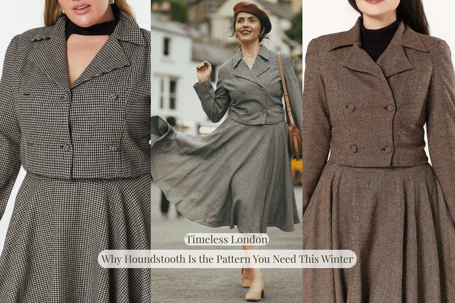 Why Houndstooth Is the Pattern You Need This Winter