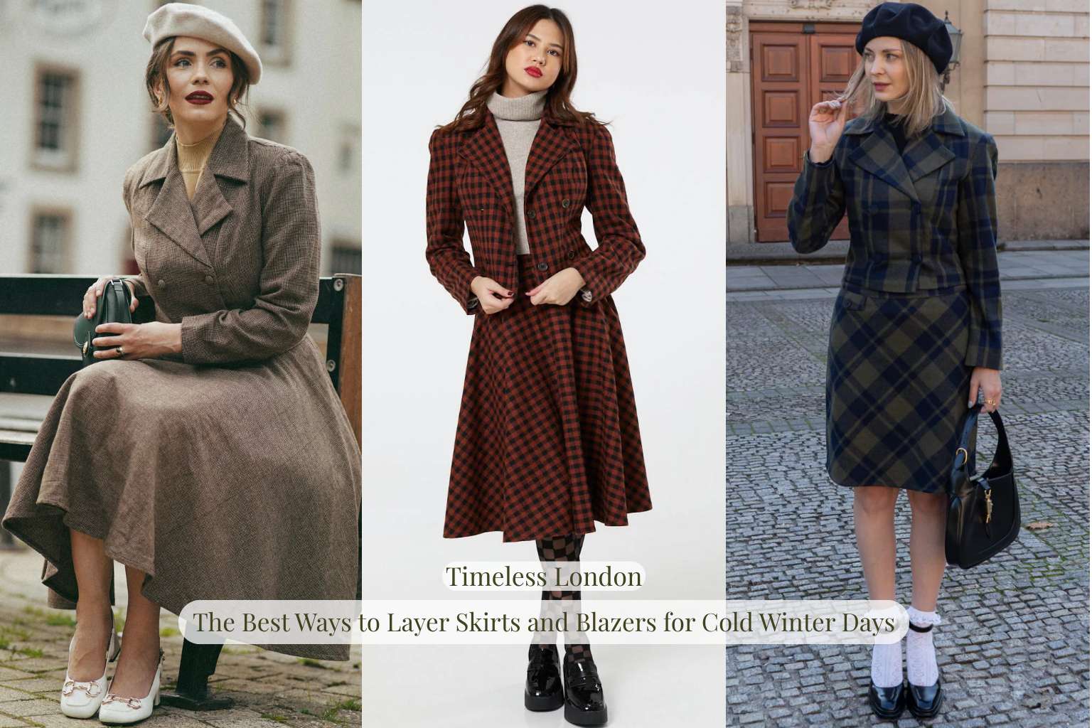 The Best Ways to Layer Skirts and Blazers for Cold Winter Days
