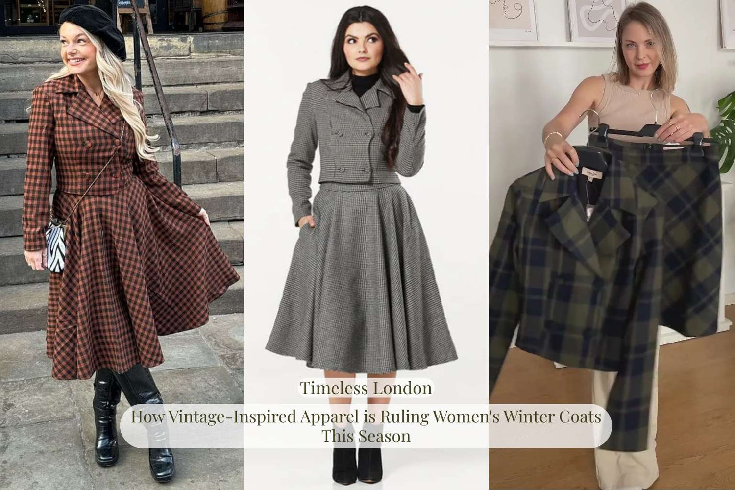 How Vintage-Inspired Apparel is Ruling Women's Winter Coats This Season