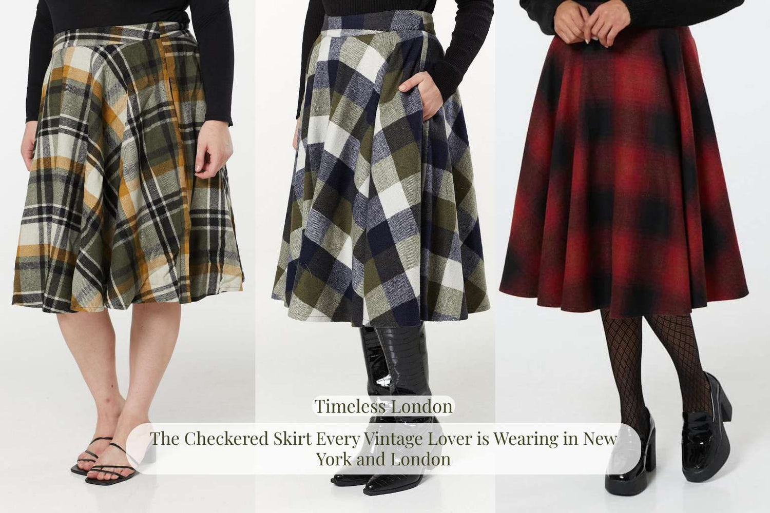 The Checkered Skirt Every Vintage Lover is Wearing in New York and London