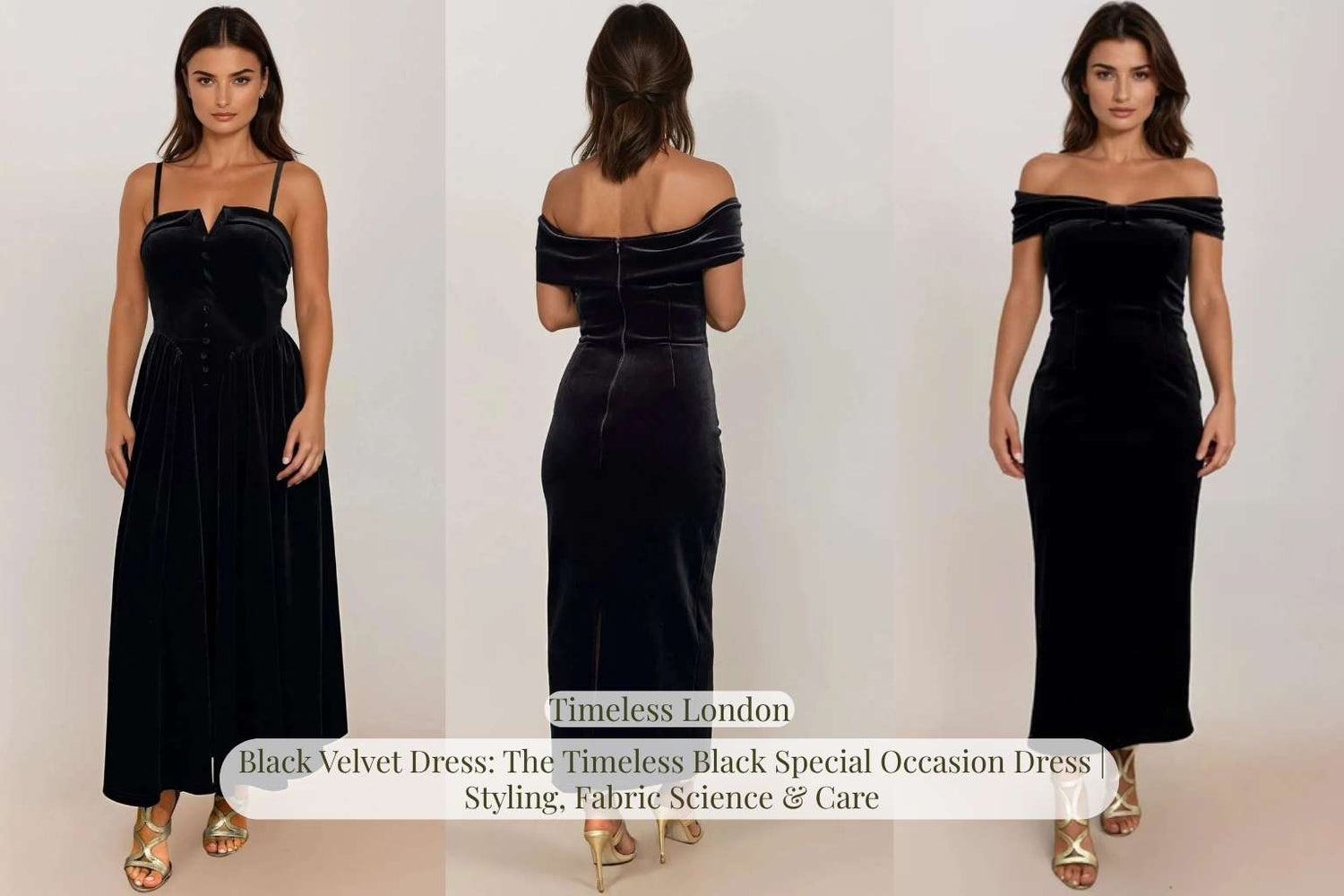 Black Velvet Dress: The Timeless Black Special Occasion Dress