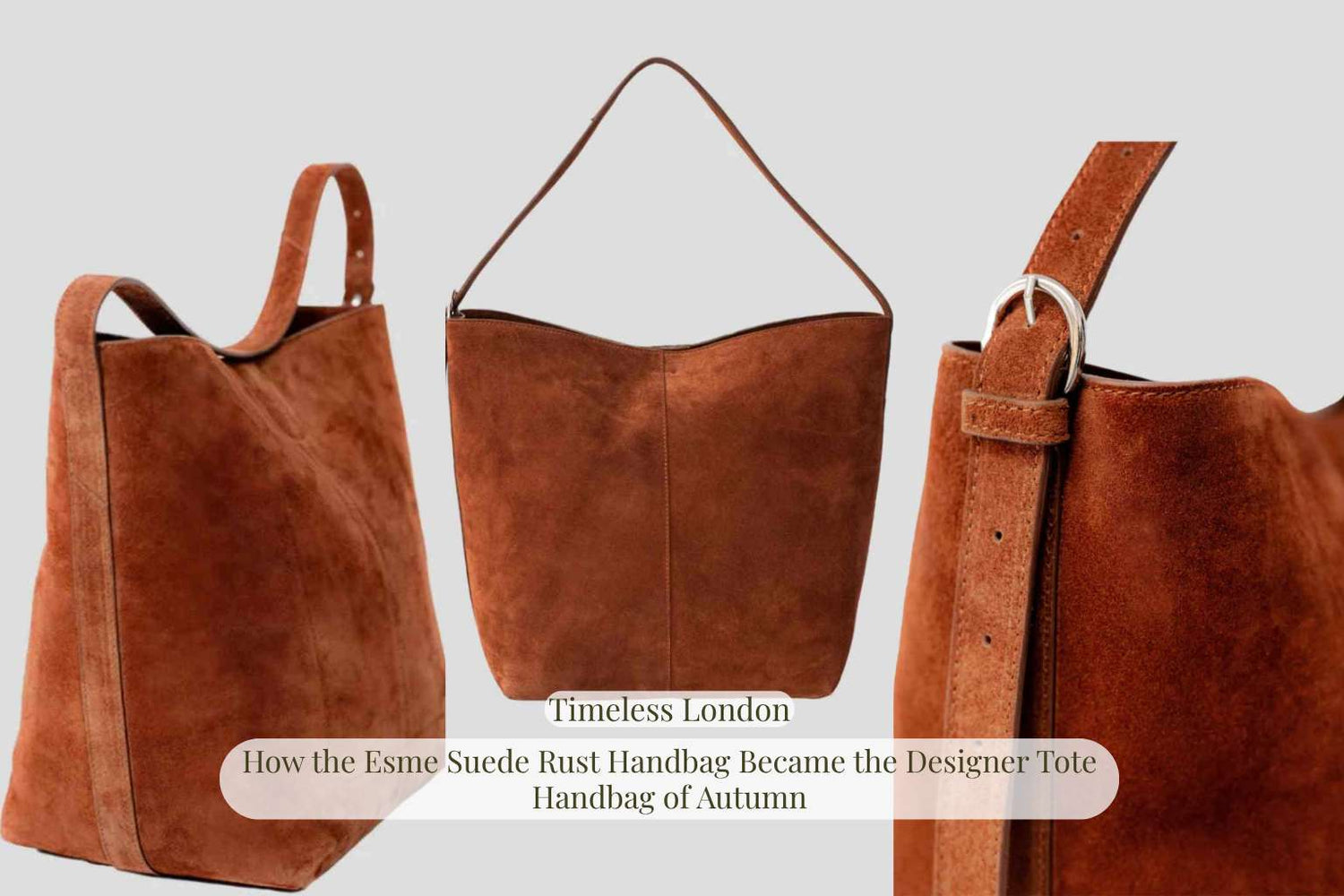 Esme Suede Rust Handbag