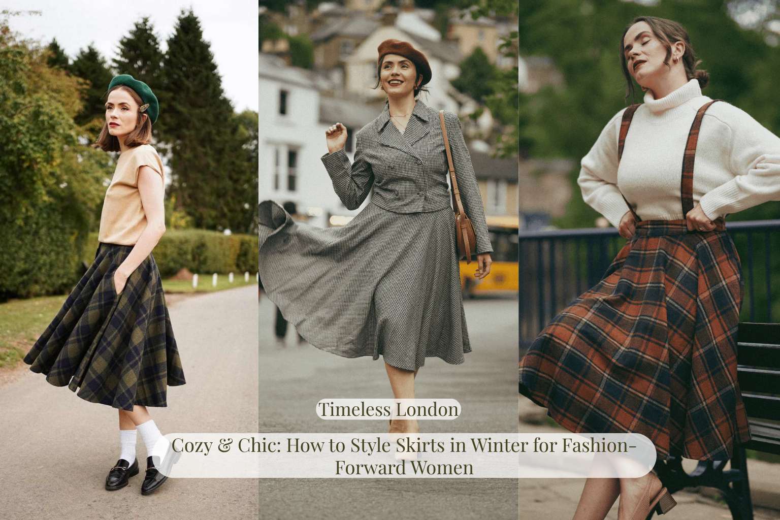 Cozy & Chic: How to Style Skirts in Winter for Fashion-Forward Women