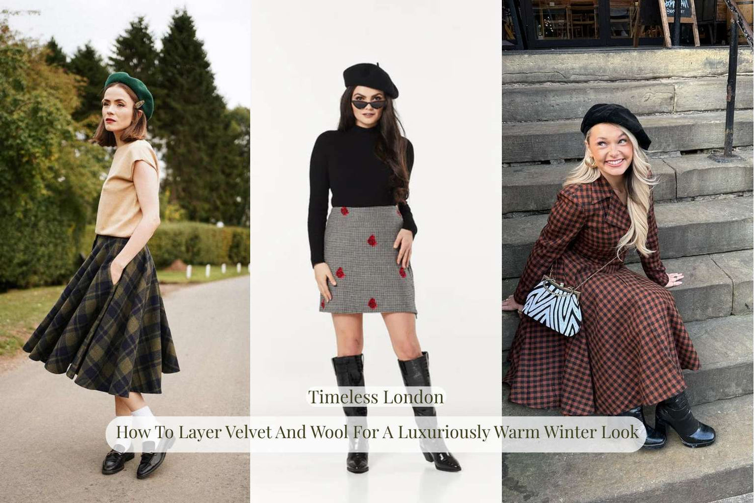 How To Layer Velvet And Wool For A Luxuriously Warm Winter Look