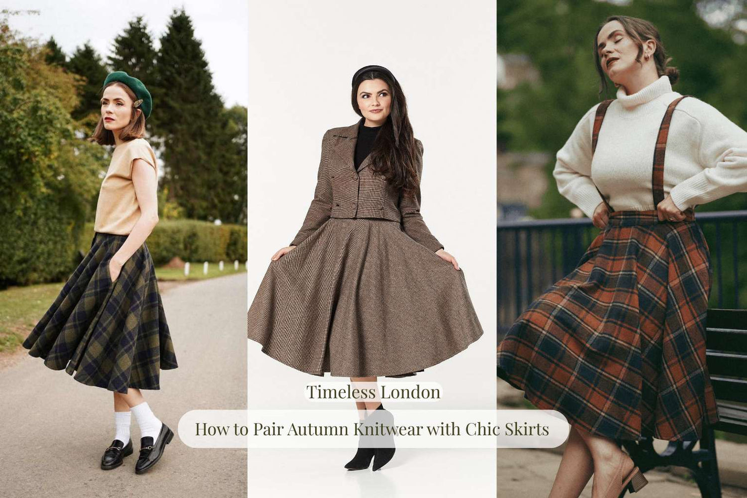 How to Pair Autumn Knitwear with Chic Skirts
