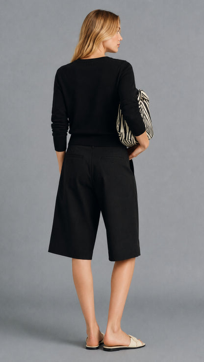 Long Sleeve Black Top
