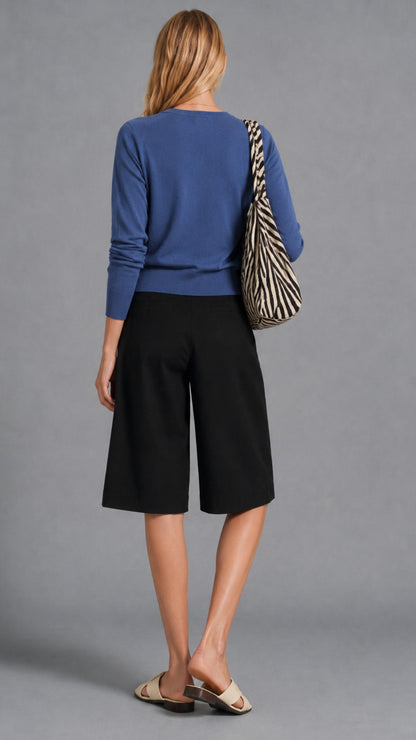 Long Sleeve Blue Top