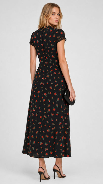 Lula Rose Print  Dress in Viscose