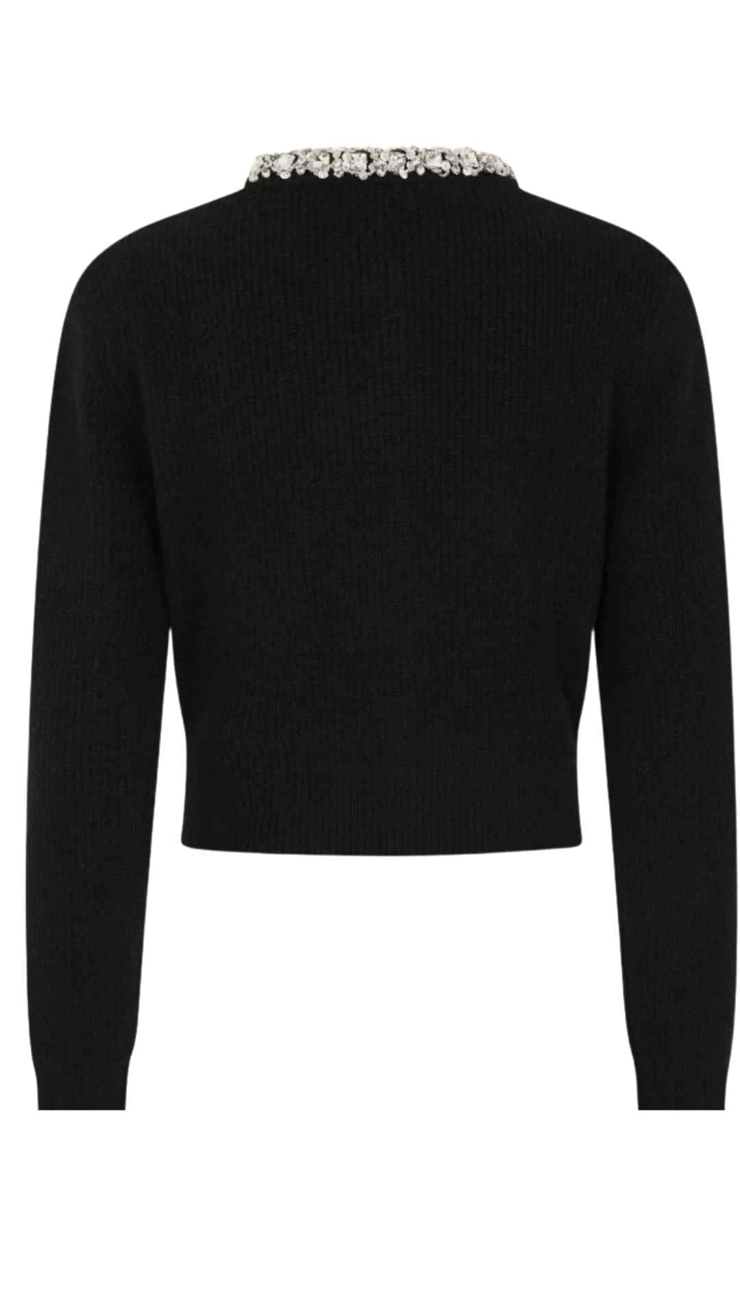 Caspia Wool Cardigan with embellishment