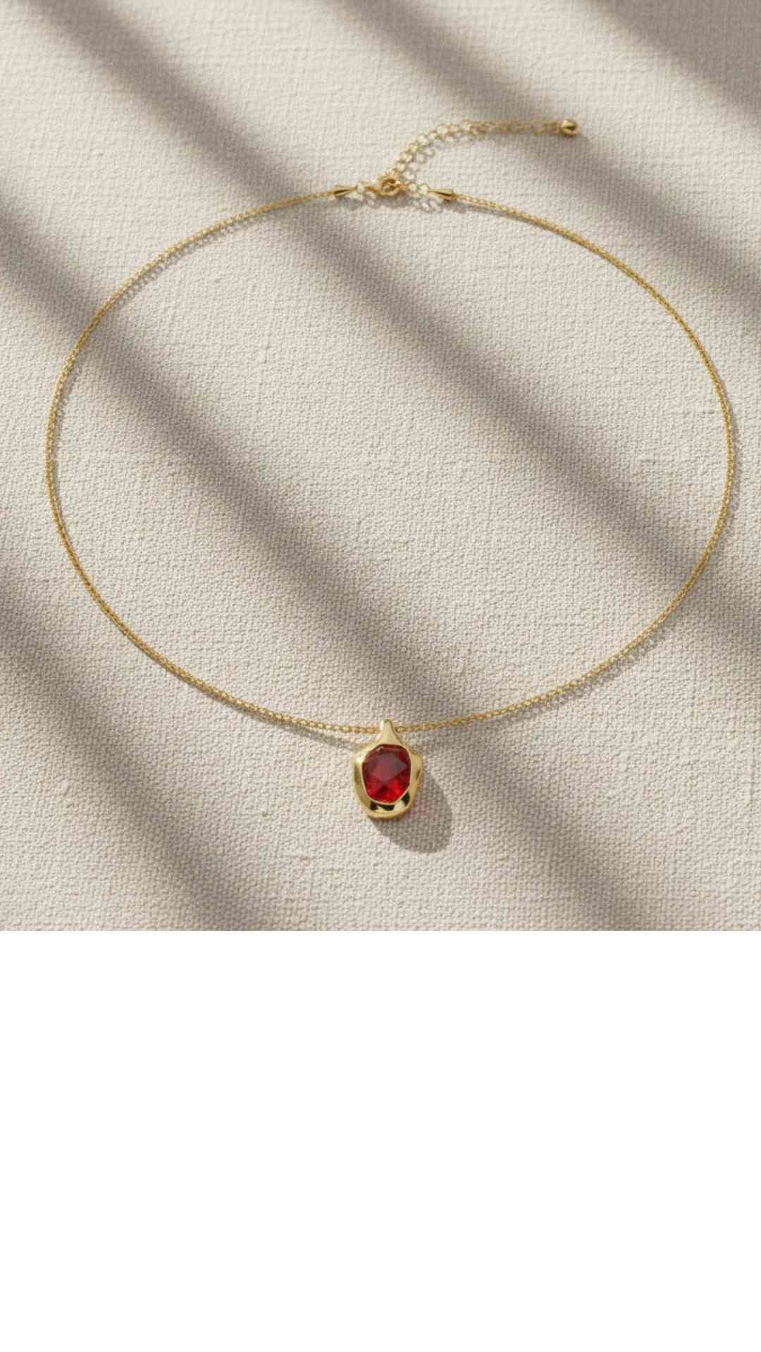 Sasha Red Onyx Necklace