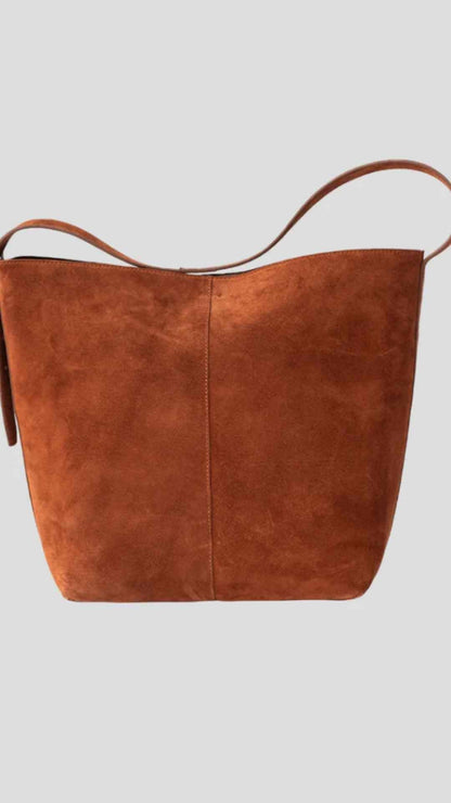 Esme Suede Rust Handbag