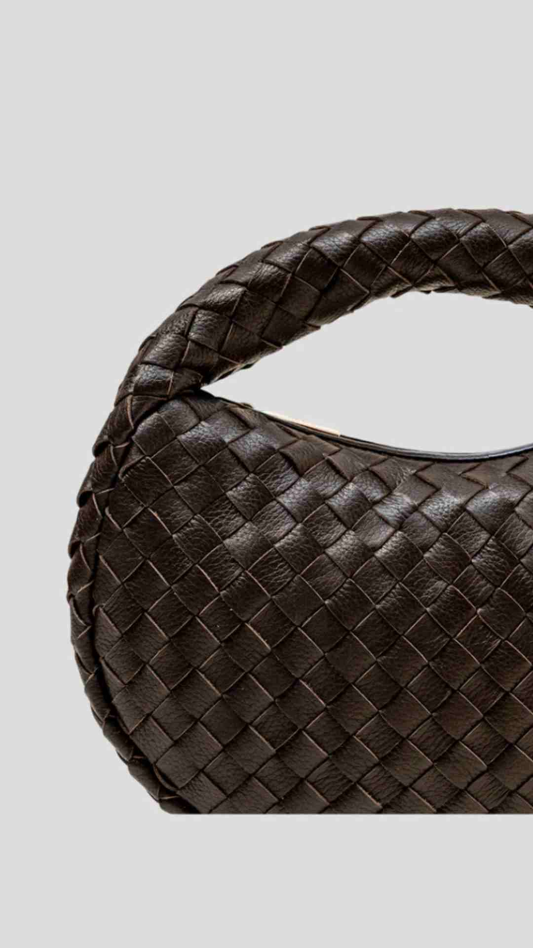 Lulani Mini Chocolate Handcrafted Black Bag