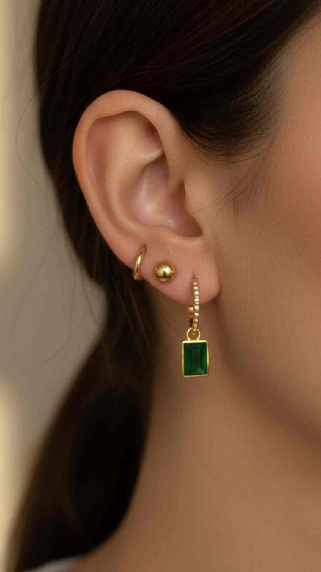 Kiaria Green Aventurine Earrings