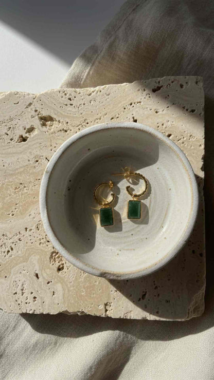 Kiaria Green Aventurine Earrings