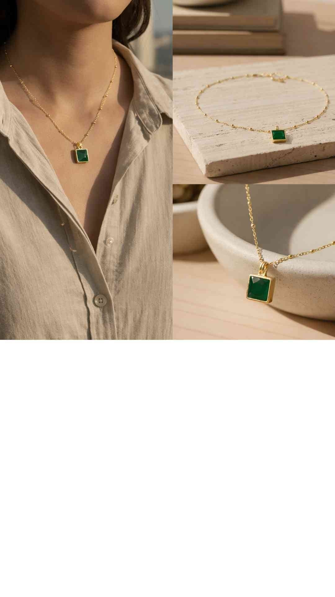 Kiaria Green Aventurine Necklace