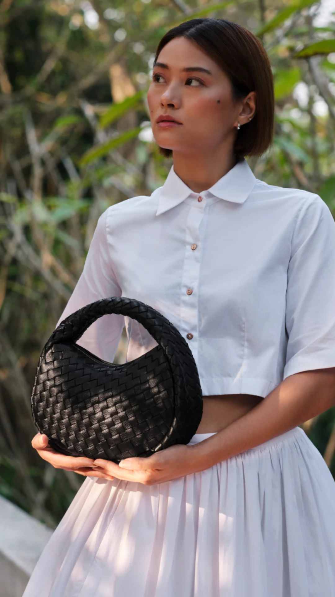 Lulani Mini Black Handcrafted Black Bag