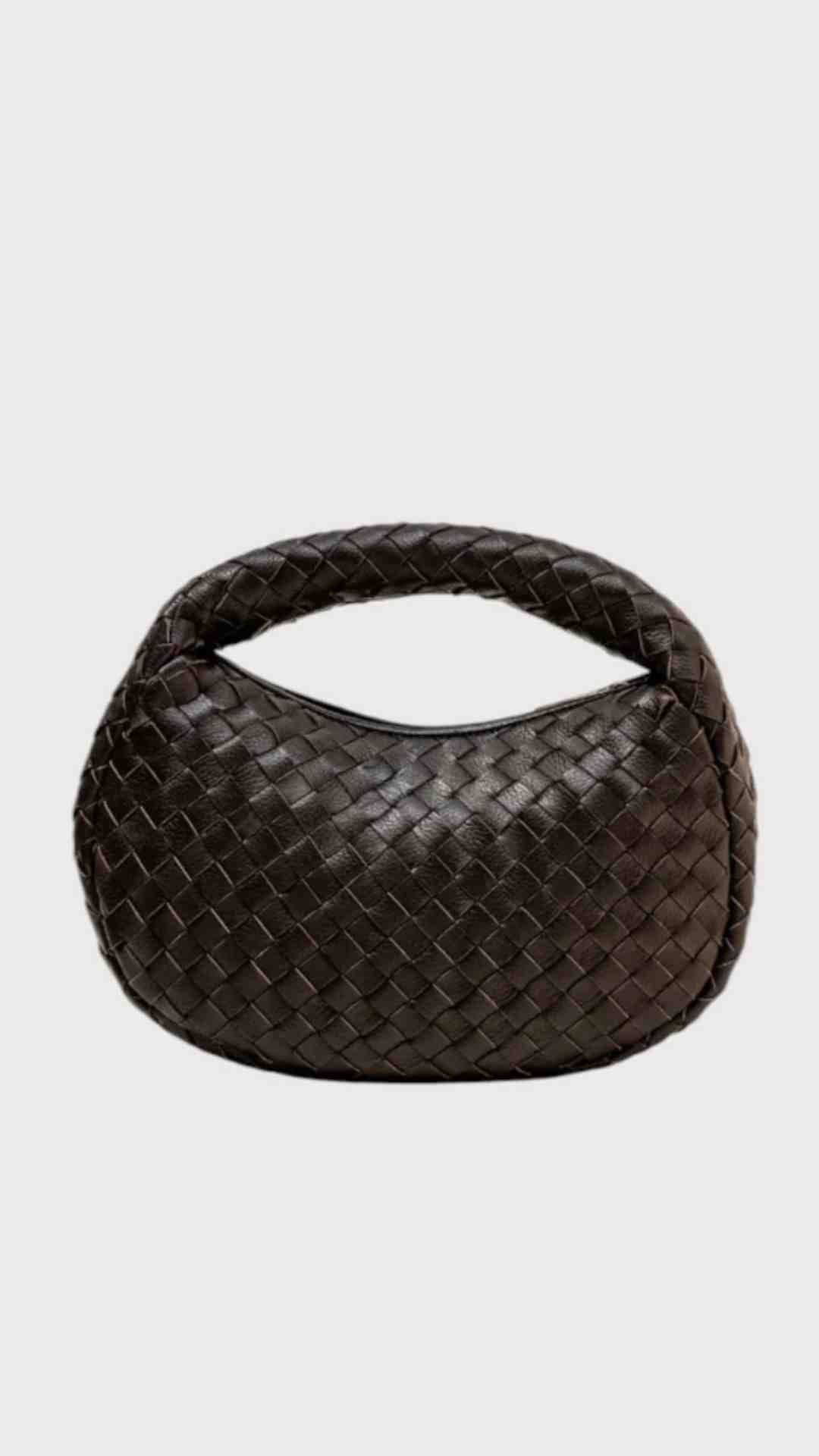 Lulani Mini Chocolate Handcrafted Black Bag